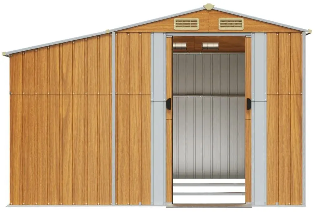 Casuta gradina VidaXL 3188299 277x279x179 (Natural)