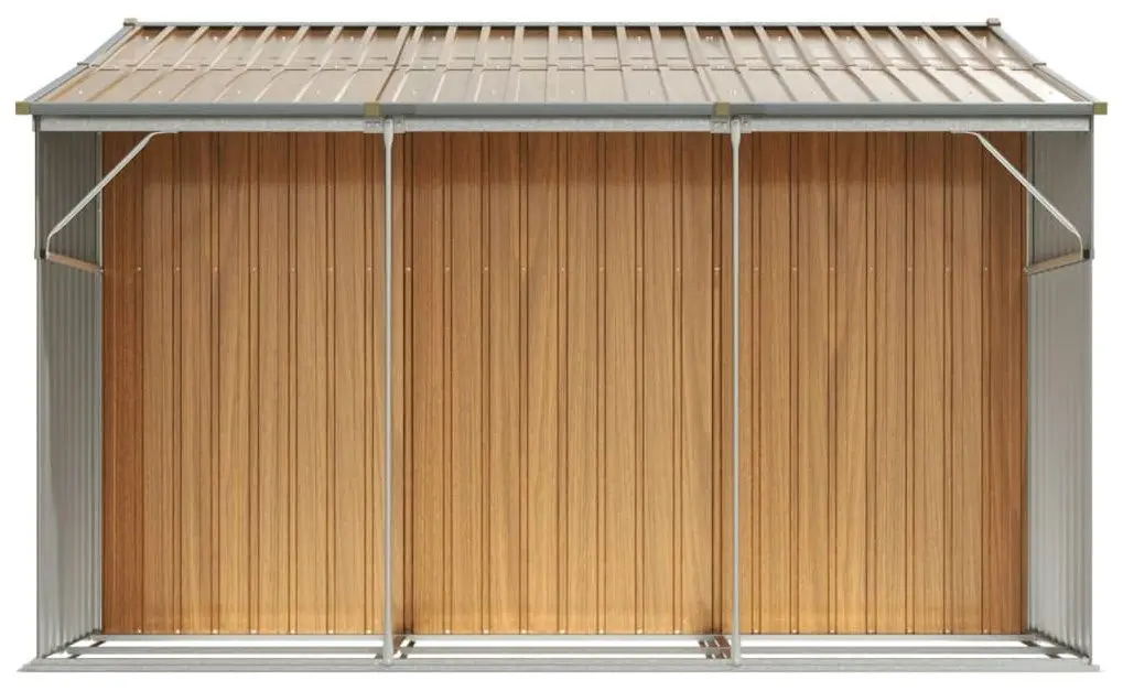 Casuta gradina VidaXL 3188299 277x279x179 (Natural)