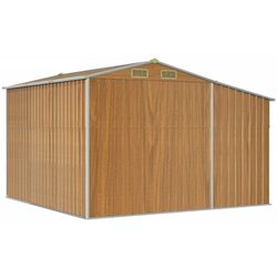 Casuta gradina VidaXL 3188299 277x279x179 (Natural) Thumb