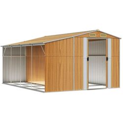 Сарай-хозблок VidaXL 3188300 277x365.5x179 (Brown) Thumb