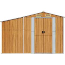 Сарай-хозблок VidaXL 3188300 277x365.5x179 (Brown) Thumb