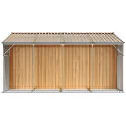 Сарай-хозблок VidaXL 3188300 277x365.5x179 (Brown) Thumb