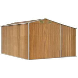 Сарай-хозблок VidaXL 3188300 277x365.5x179 (Brown) Thumb