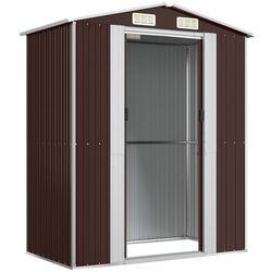 Сарай-хозблок VidaXL 319273 192x108x223 (Brown) Thumb