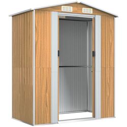 Casuta gradina VidaXL 319275 192x108x223 (Light Brown) Thumb