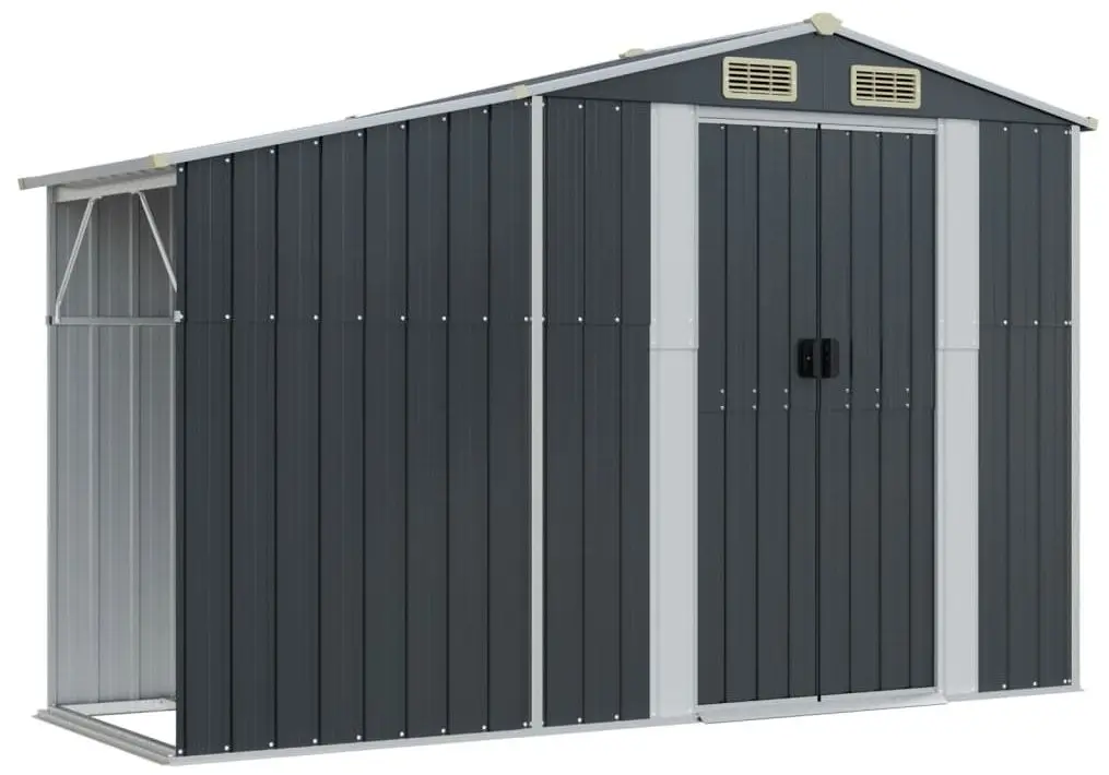 Casuta gradina VidaXL 364518 277x93x179 (Grey)