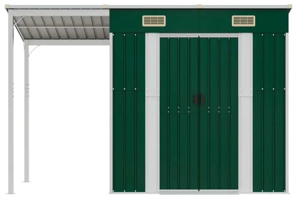 Сарай-хозблок VidaXL 364524 277x110.5x181 (Green)