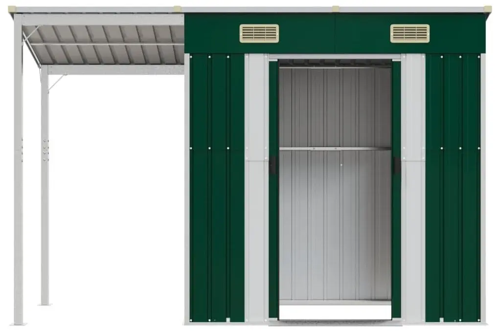 Сарай-хозблок VidaXL 364524 277x110.5x181 (Green)