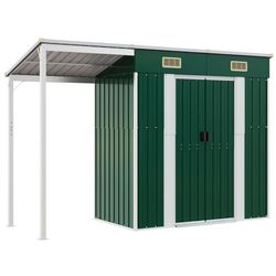Casuta gradina VidaXL 364524 277x110.5x181 (Green)