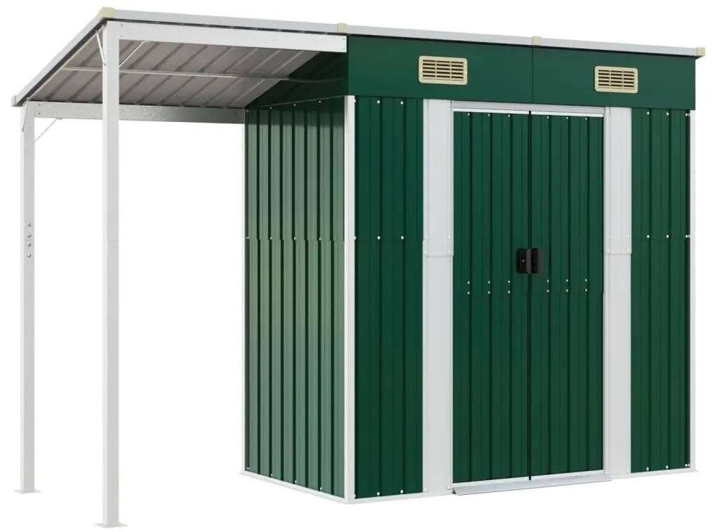 Сарай-хозблок VidaXL 364524 277x110.5x181 (Green)