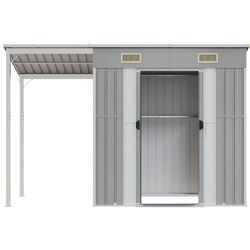 Casuta gradina VidaXL 364525 277x110.5x181 (Grey) Thumb
