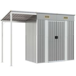 Casuta gradina VidaXL 364525 277x110.5x181 (Grey)