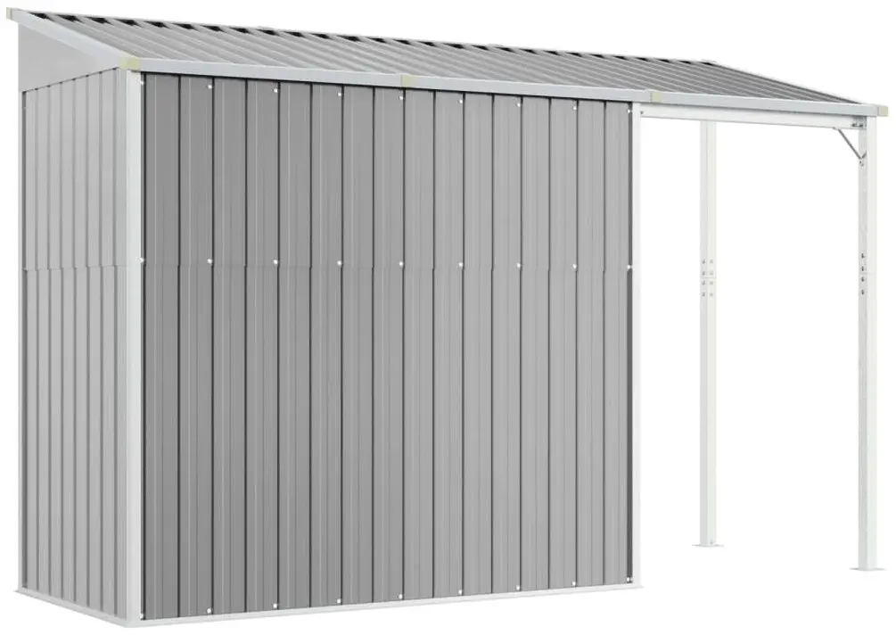 Casuta gradina VidaXL 364525 277x110.5x181 (Grey)