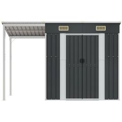Casuta gradina VidaXL 364526 277x110.5x181 (Anthracite) Thumb