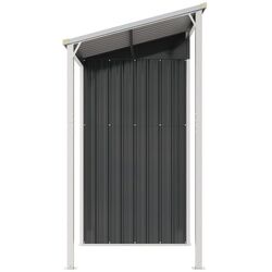 Casuta gradina VidaXL 364526 277x110.5x181 (Anthracite) Thumb