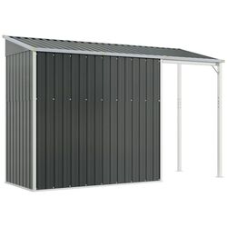 Casuta gradina VidaXL 364526 277x110.5x181 (Anthracite) Thumb