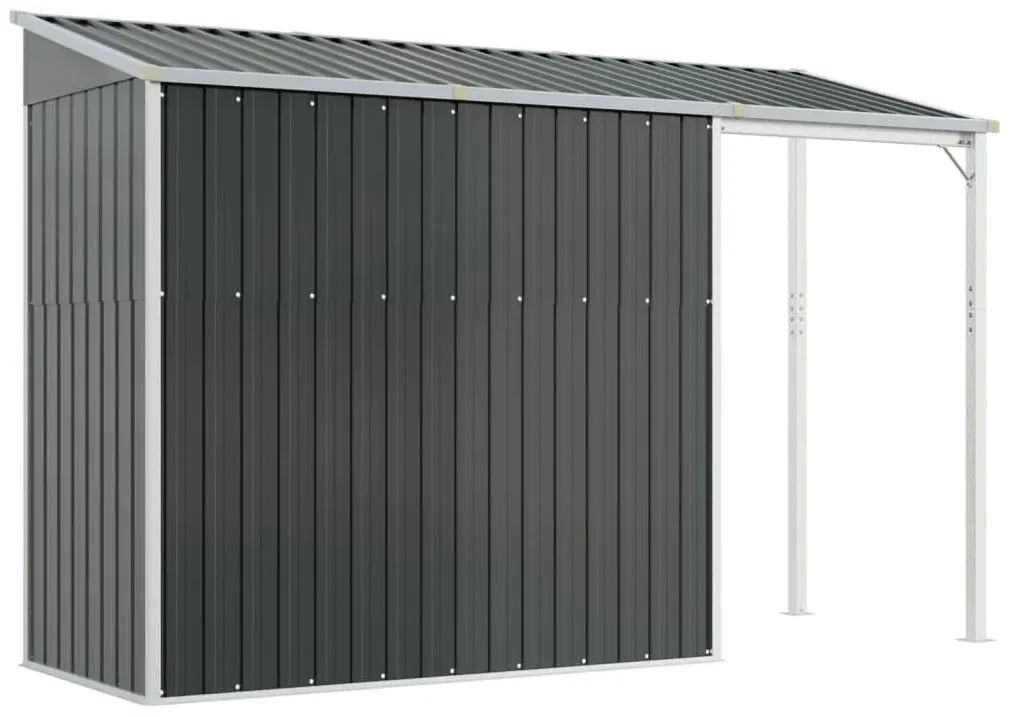 Casuta gradina VidaXL 364526 277x110.5x181 (Anthracite)