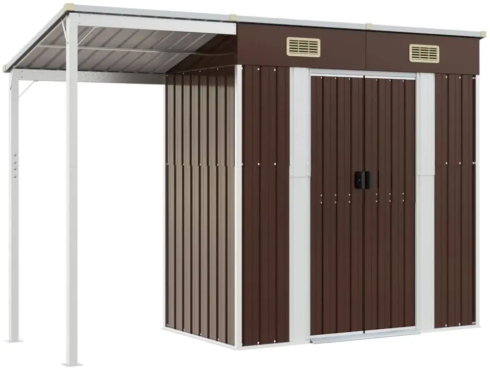 Casuta gradina VidaXL 364527 277x110.5x181 (Brown)