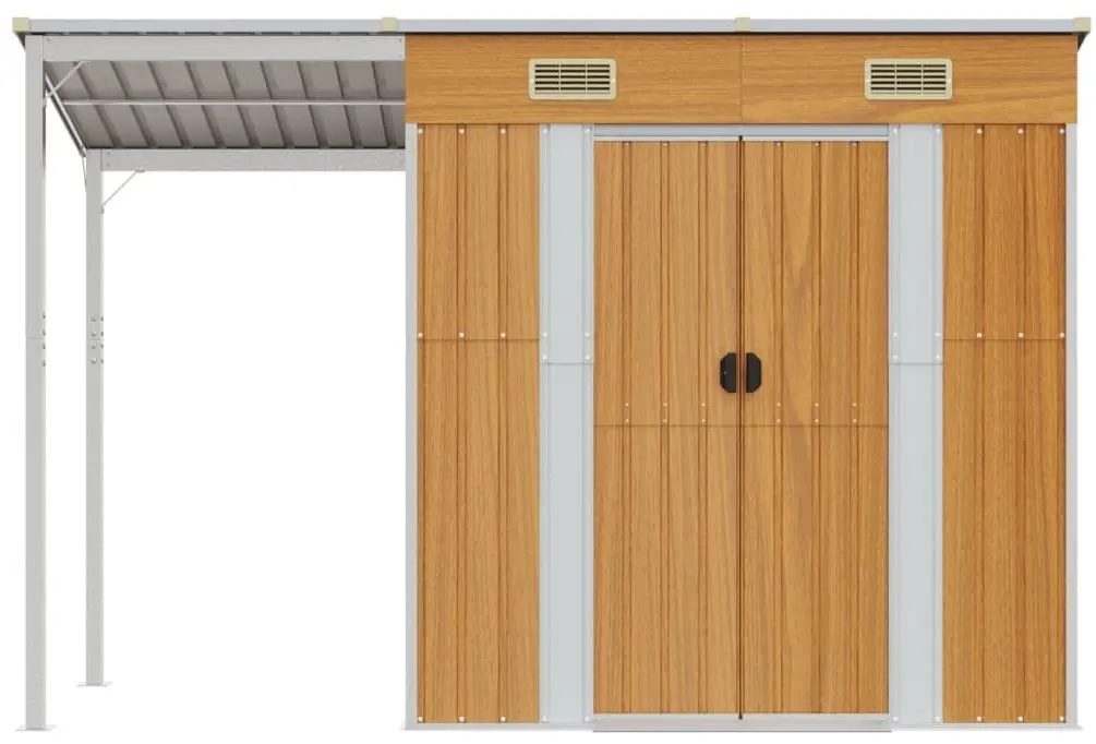 Сарай-хозблок VidaXL 364528 277x110.5x181 (Natural)