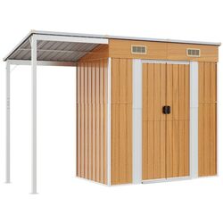 Casuta gradina VidaXL 364528 277x110.5x181 (Natural)