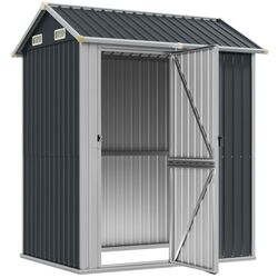 Casuta gradina VidaXL 364531 192x152.5x237 (Anthracite) Thumb