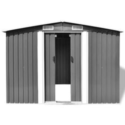 Сарай-хозблок VidaXL 42907 257x205x178 (Grey) Thumb