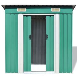 Casuta gradina VidaXL 42908 190х124х181 (Green) Thumb