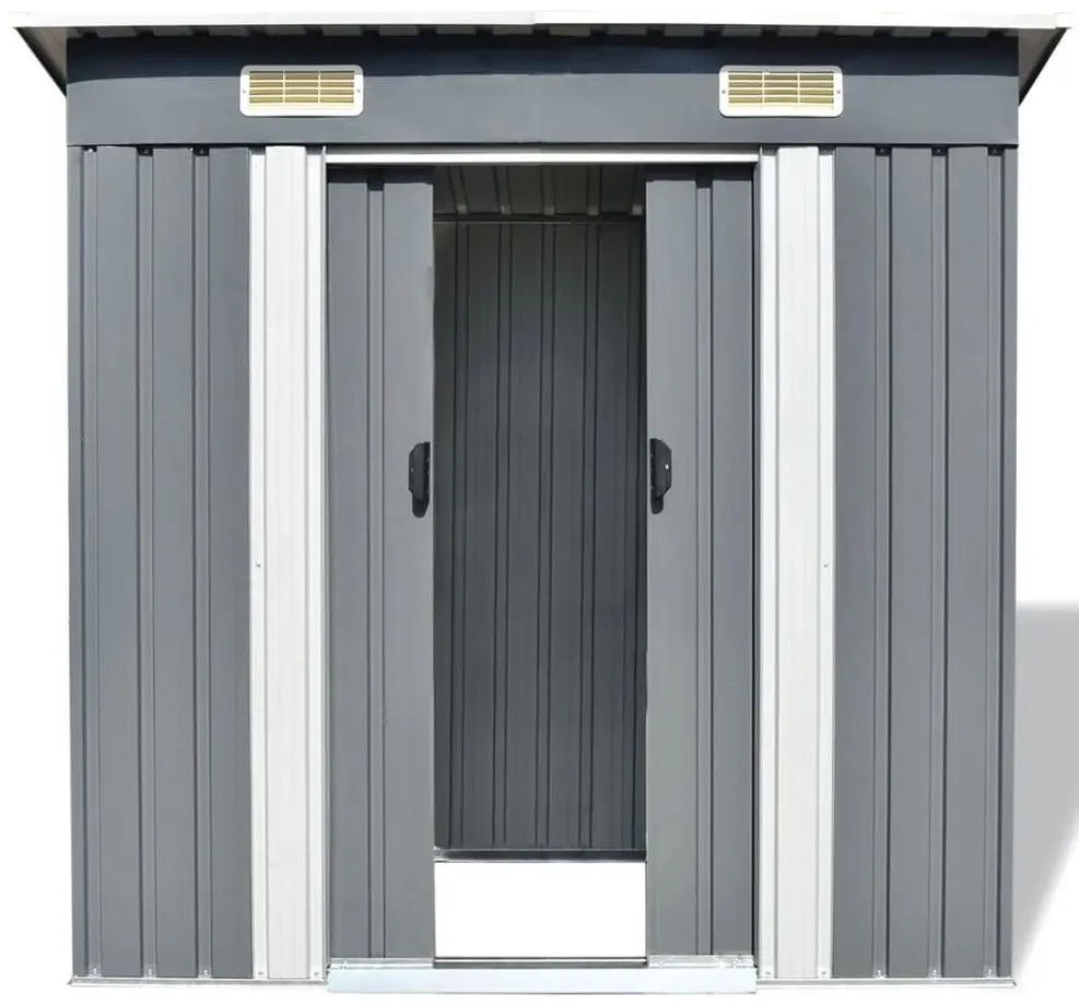 Casuta gradina VidaXL 42982 190x124x181 (Grey)