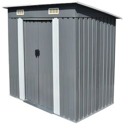 Casuta gradina VidaXL 42982 190x124x181 (Grey)