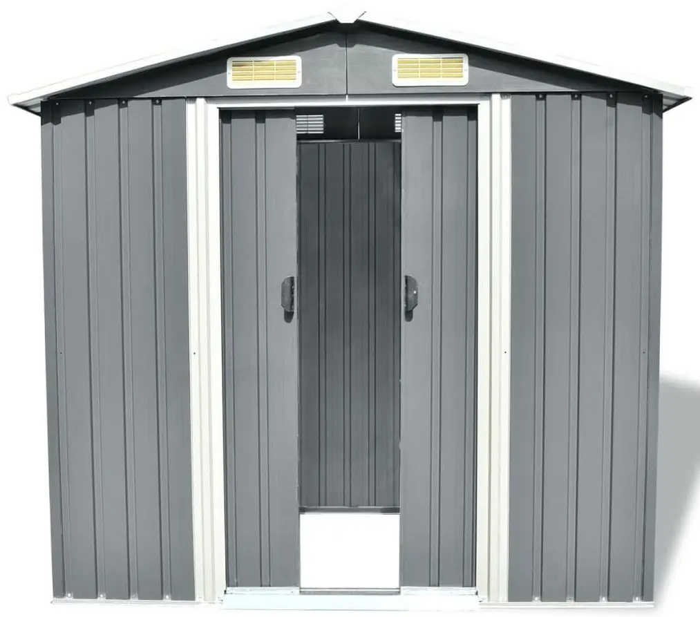 Сарай-хозблок VidaXL 42983 204x132x186 (Grey)