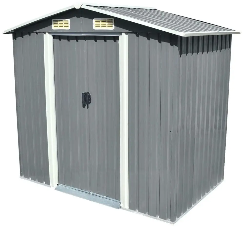 Сарай-хозблок VidaXL 42983 204x132x186 (Grey)