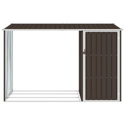 Сарай-хозблок VidaXL 46296 245x98x159 (Brown) Thumb