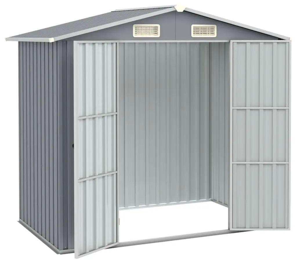 Сарай-хозблок VidaXL 46298 205x129x183 (Grey)