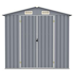 Сарай-хозблок VidaXL 46298 205x129x183 (Grey) Thumb