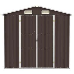 Сарай-хозблок VidaXL 46300 205x129x183 (Brown) Thumb
