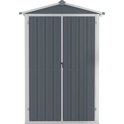 Сарай-хозблок VidaXL 46302 116x45x175 (Grey) Thumb
