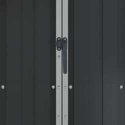 Сарай-хозблок VidaXL 46303 116x45x175 (Anthracite) Thumb