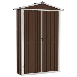 Сарай-хозблок VidaXL 46304 116x45x175 (Brown) Thumb