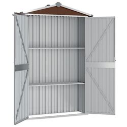 Сарай-хозблок VidaXL 46304 116x45x175 (Brown) Thumb