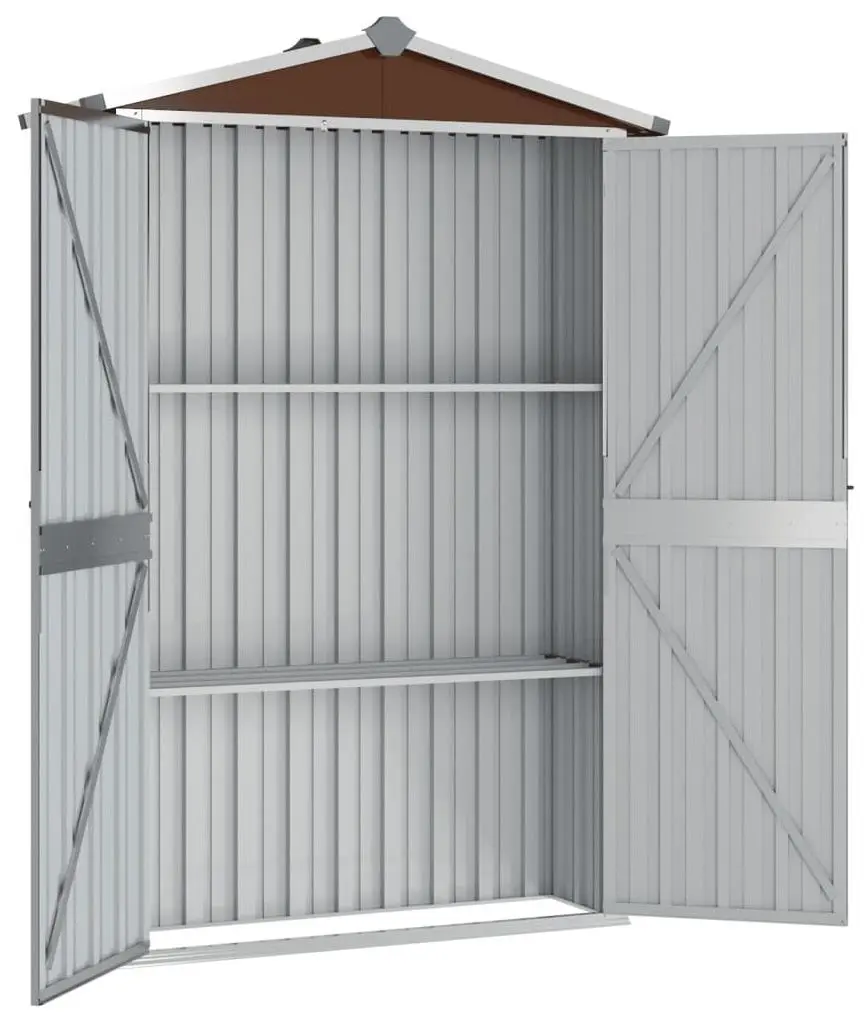 Сарай-хозблок VidaXL 46304 116x45x175 (Brown)