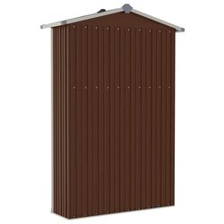 Сарай-хозблок VidaXL 46304 116x45x175 (Brown) Thumb