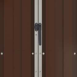 Сарай-хозблок VidaXL 46304 116x45x175 (Brown) Thumb