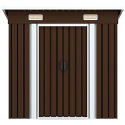 Casuta gradina VidaXL 47027 194х121х181 (Brown) Thumb