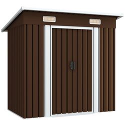 Casuta gradina VidaXL 47027 194х121х181 (Brown)