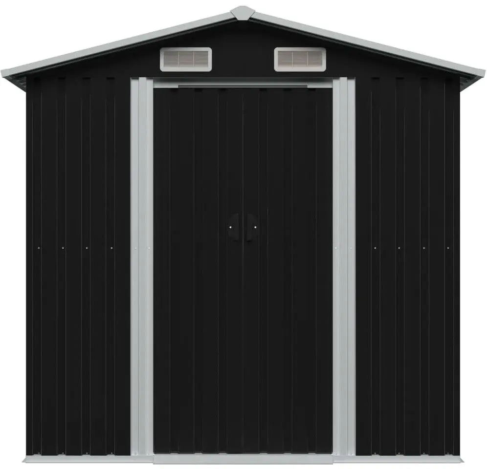 Casuta gradina VidaXL 47028 204x132x186 (Black)