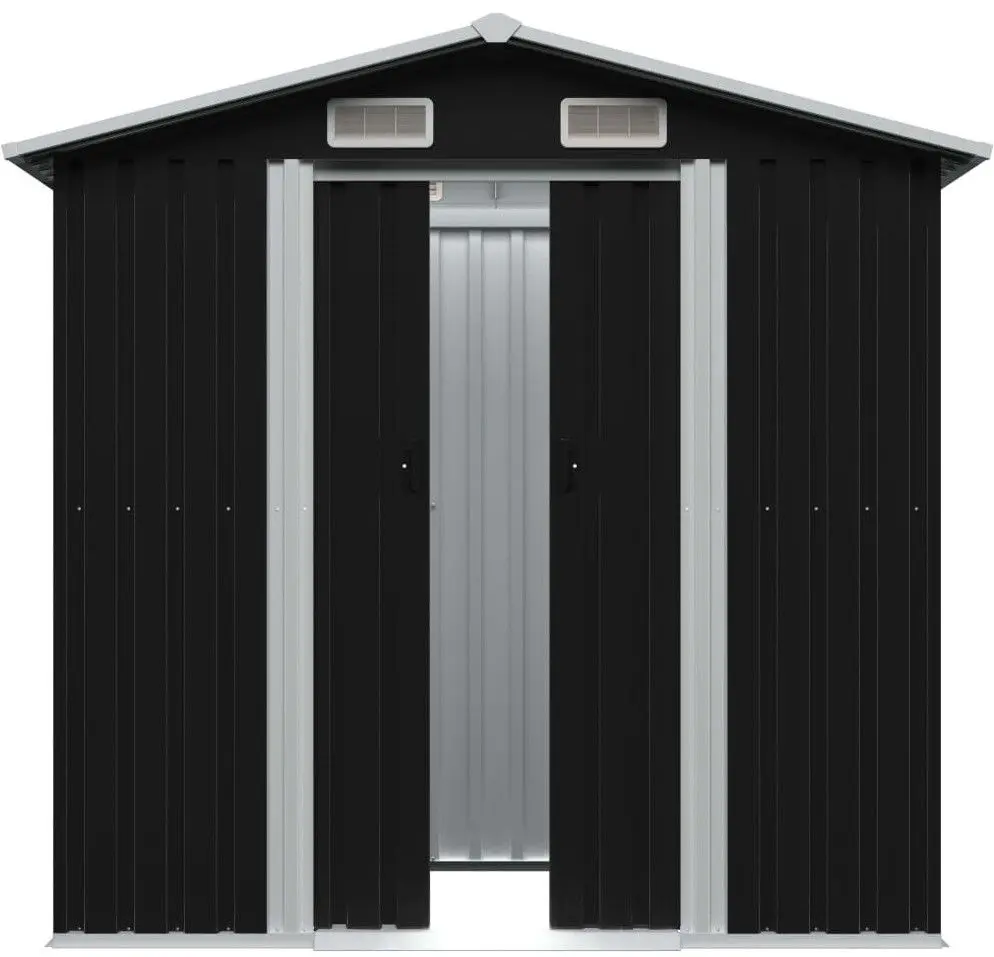 Casuta gradina VidaXL 47028 204x132x186 (Black)