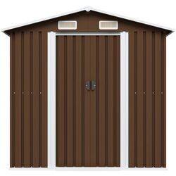 Casuta gradina VidaXL 47029 204х132х186 (Brown) Thumb