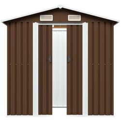Casuta gradina VidaXL 47029 204х132х186 (Brown) Thumb