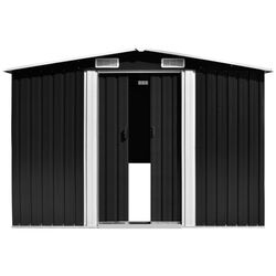 Сарай-хозблок VidaXL 47034 257x779x181 (Anthracite) Thumb