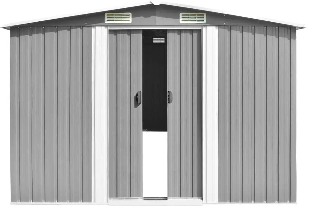 Casuta gradina VidaXL 47037 257x990x181 (Grey)